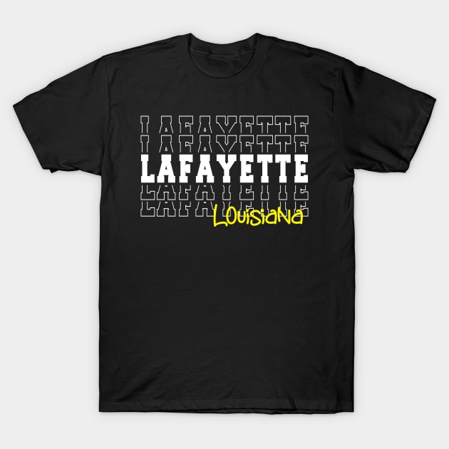 Lafayette city Louisiana Lafayette LA T-Shirt by TeeLogic